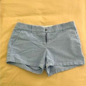 J.Crew Factory 3” Chino Shorts size 2 light blue